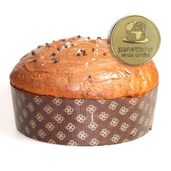 Panettone artigianale gianduia e mandarino di Nicola Obliato, lievitato naturalmente con lievito madre