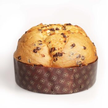 Panettone artigianale alle gocce di cioccolato di Nicola Obliato, lievitato naturalmente con lievito madre