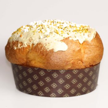 Panettone artigianale al pistacchio di Nicola Obliato, lievitato naturalmente con lievito madre